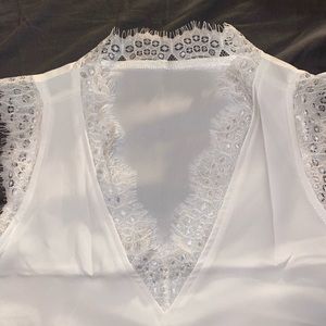 Brand New White Laced Blouse